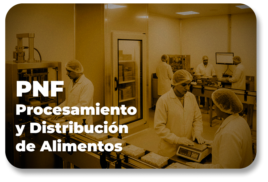 Estudiantes de Procesamiento y Distribución de Alimentos